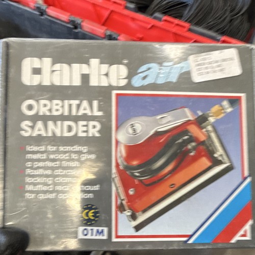 Clarke air orbital sander - air,